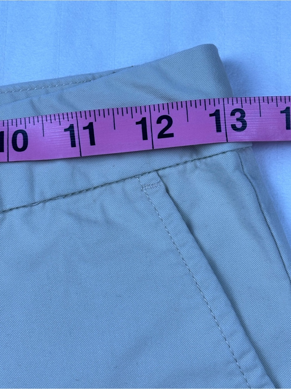 Polo by Ralph Lauren boys 14 Beige Flat-Front Chino Shorts - Picture 7 of 10